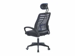ADEC Silla de oficina Kneck reposacabezas regulable 106-116x58,5x56 cm Azul Best