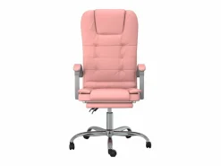 Silla de oficina reclinable masaje cuero sintético^Clicnbuy Best