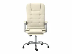 Silla de oficina reclinable masaje cuero sintético color^Clicnbuy Clearance