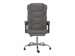 Silla de oficina reclinable cuero sintético^Clicnbuy