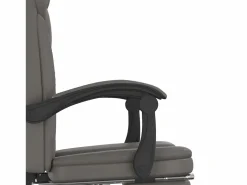 Silla de oficina reclinable cuero sintético^Clicnbuy