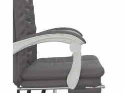 Silla de oficina reclinable cuero sintético^Clicnbuy Sale