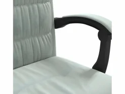 Clicnbuy Silla De Oficina|Silla de oficina reclinable de terciopelo claro
