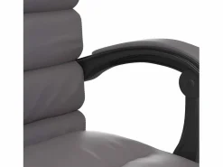 Clicnbuy Silla De Oficina|Silla de oficina reclinable masaje cuero sintético