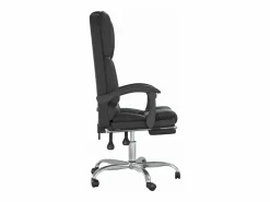 Clicnbuy Silla De Oficina|Silla de oficina reclinable masaje cuero sintético