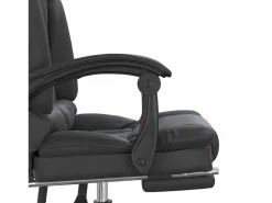 Clicnbuy Silla De Oficina|Silla de oficina reclinable masaje cuero sintético