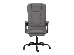 Clicnbuy Silla De Oficina|Silla de oficina reclinable masaje cuero sintético