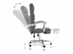 Clicnbuy Silla De Oficina|Silla de oficina reclinable cuero sintético