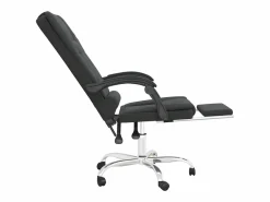 Silla de oficina reclinable masaje cuero sintético^Clicnbuy Online