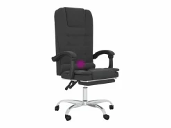 Silla de oficina reclinable masaje cuero sintético^Clicnbuy Online