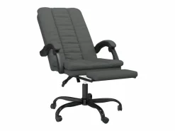 Clicnbuy Silla De Oficina|Silla de oficina reclinable de tela oscuro