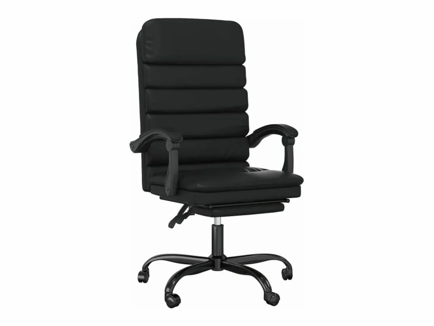 Clicnbuy Silla De Oficina|Silla de oficina reclinable masaje cuero sintético