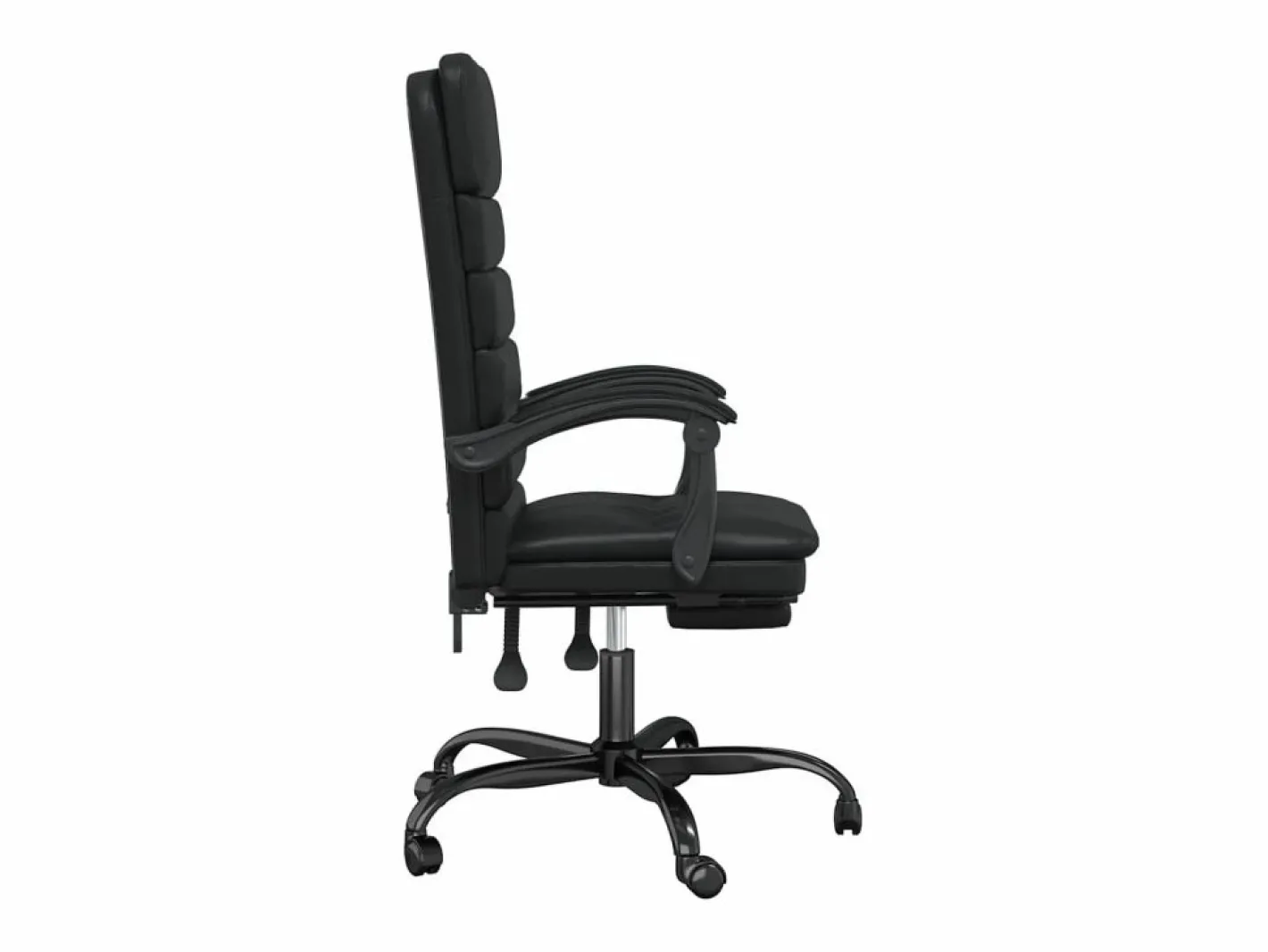 Clicnbuy Silla De Oficina|Silla de oficina reclinable masaje cuero sintético