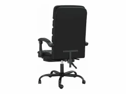 Clicnbuy Silla De Oficina|Silla de oficina reclinable masaje cuero sintético