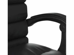 Clicnbuy Silla De Oficina|Silla de oficina reclinable masaje cuero sintético