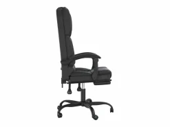 Clicnbuy Silla De Oficina|Silla de oficina reclinable masaje cuero sintético