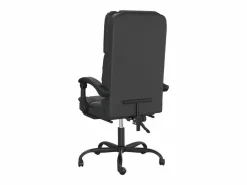 Clicnbuy Silla De Oficina|Silla de oficina reclinable masaje cuero sintético