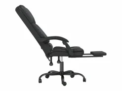 Clicnbuy Silla De Oficina|Silla de oficina reclinable masaje cuero sintético