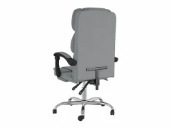 Silla de oficina reclinable de tela claro^Clicnbuy New