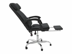 Silla de oficina reclinable masaje cuero sintético^Clicnbuy Discount