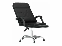 Clicnbuy Silla De Oficina|Silla de oficina reclinable masaje cuero sintético