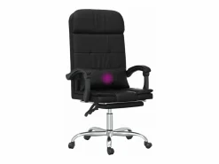 Clicnbuy Silla De Oficina|Silla de oficina reclinable masaje cuero sintético