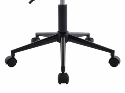Silla de oficina tela de bucle y metal blanco y negro altura ajustable - JELSA^Vente-unique Hot
