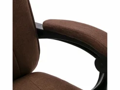 vidaxl Silla De Oficina|Silla de oficina tela marrón