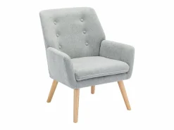 Silla de tela . Estilo escandinavo. SERINO^Vente-unique Discount