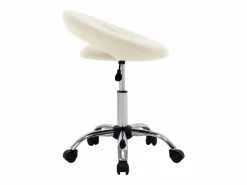 Taburete De Oficina|Silla de trabajo con ruedas cuero sintético ES405570