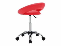 Silla de trabajo con ruedas cuero sintético ES788168^ Best