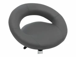 Silla de trabajo con ruedas cuero sintético^Clicnbuy Hot