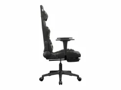Clicnbuy Silla Gaming|Silla gaming con reposapiés cuero sintético camuflaje