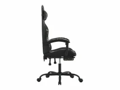 Silla gaming con reposapiés cuero sintético camuflaje^Clicnbuy Discount
