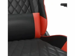 Clicnbuy Silla Gaming|Silla gaming cuero sintético y rojo