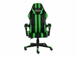 Silla gaming de cuero sintético negro y^Clicnbuy Clearance