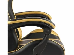 Silla gaming de cuero sintético negro y^Clicnbuy