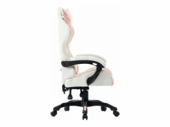 Clicnbuy Silla gaming de cuero sintético Rosa Best