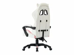 Clicnbuy Silla gaming de cuero sintético Rosa Best