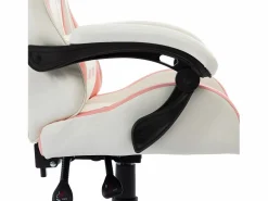 Clicnbuy Silla gaming de cuero sintético Rosa Best