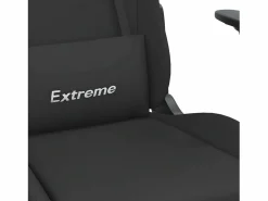 Silla gaming de masaje con reposapiés tela^Clicnbuy Outlet
