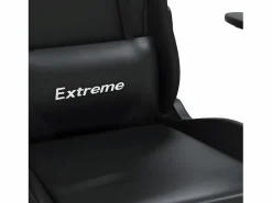 Clicnbuy Silla Gaming|Silla gaming de masaje y reposapiés cuero sintético