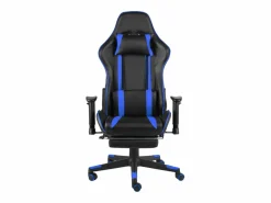 Silla gaming giratoria con reposapiés PVC^vidaxl Hot
