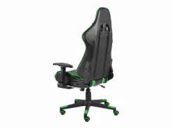 vidaxl Silla Gaming|Silla gaming giratoria con reposapiés PVC