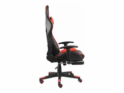 Clicnbuy Silla Gaming|Silla gaming giratoria con reposapiés PVC