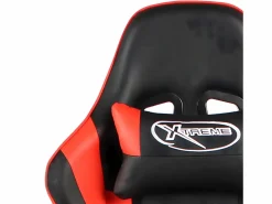 Clicnbuy Silla Gaming|Silla gaming giratoria con reposapiés PVC