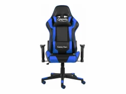 Clicnbuy Silla gaming giratoria PVC Azul Best