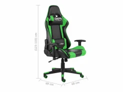 vidaxl Silla Gaming|Silla gaming giratoria PVC