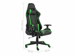 vidaxl Silla Gaming|Silla gaming giratoria PVC