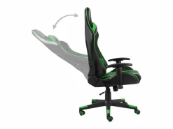 vidaxl Silla Gaming|Silla gaming giratoria PVC